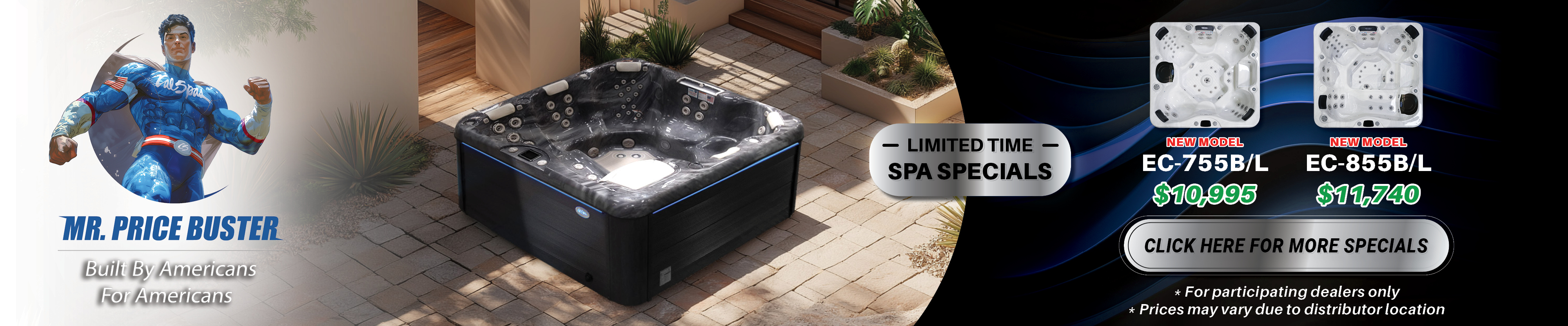 Calspas hot tub being used in a family setting - Missouri City